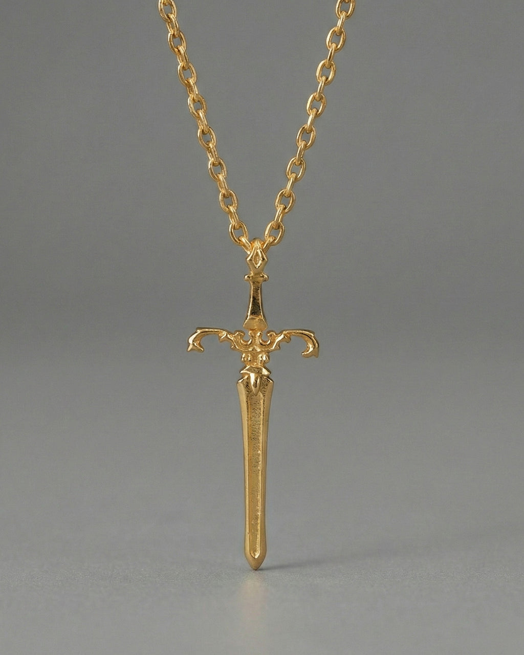 Gold Sword Necklace