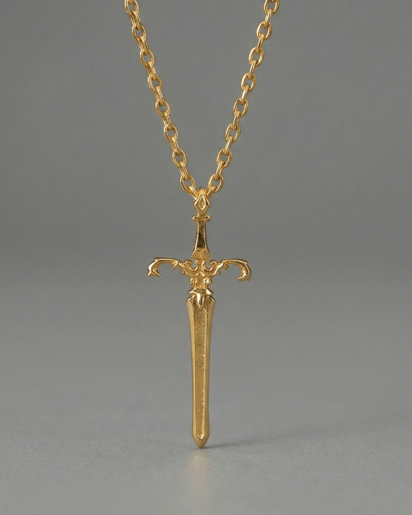 Gold Sword Necklace