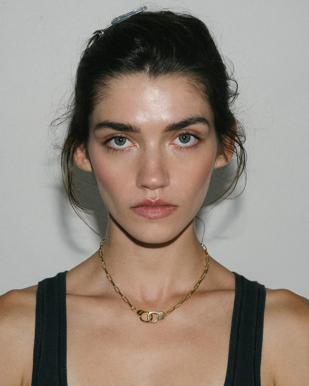 Gold Paperclip Necklace