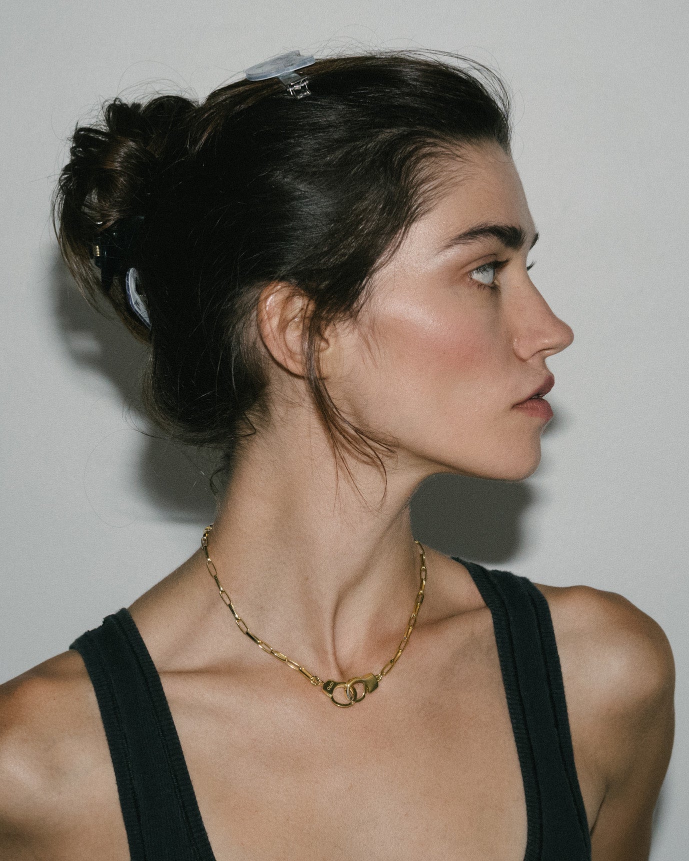 Gold Paperclip Necklace