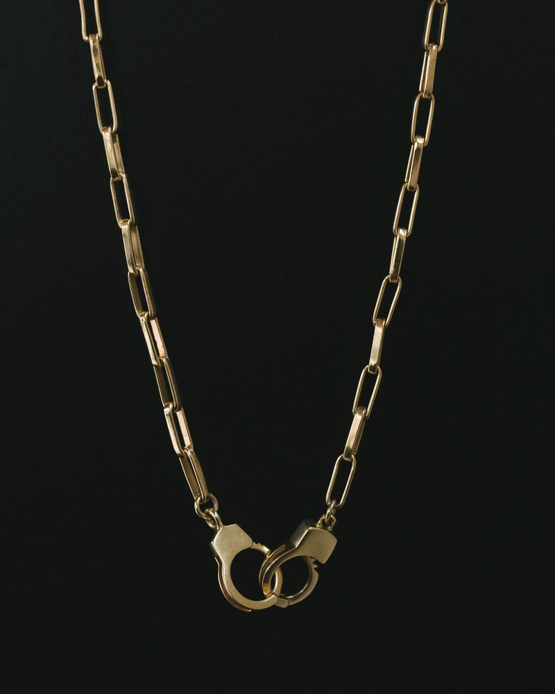 Gold Paperclip Necklace