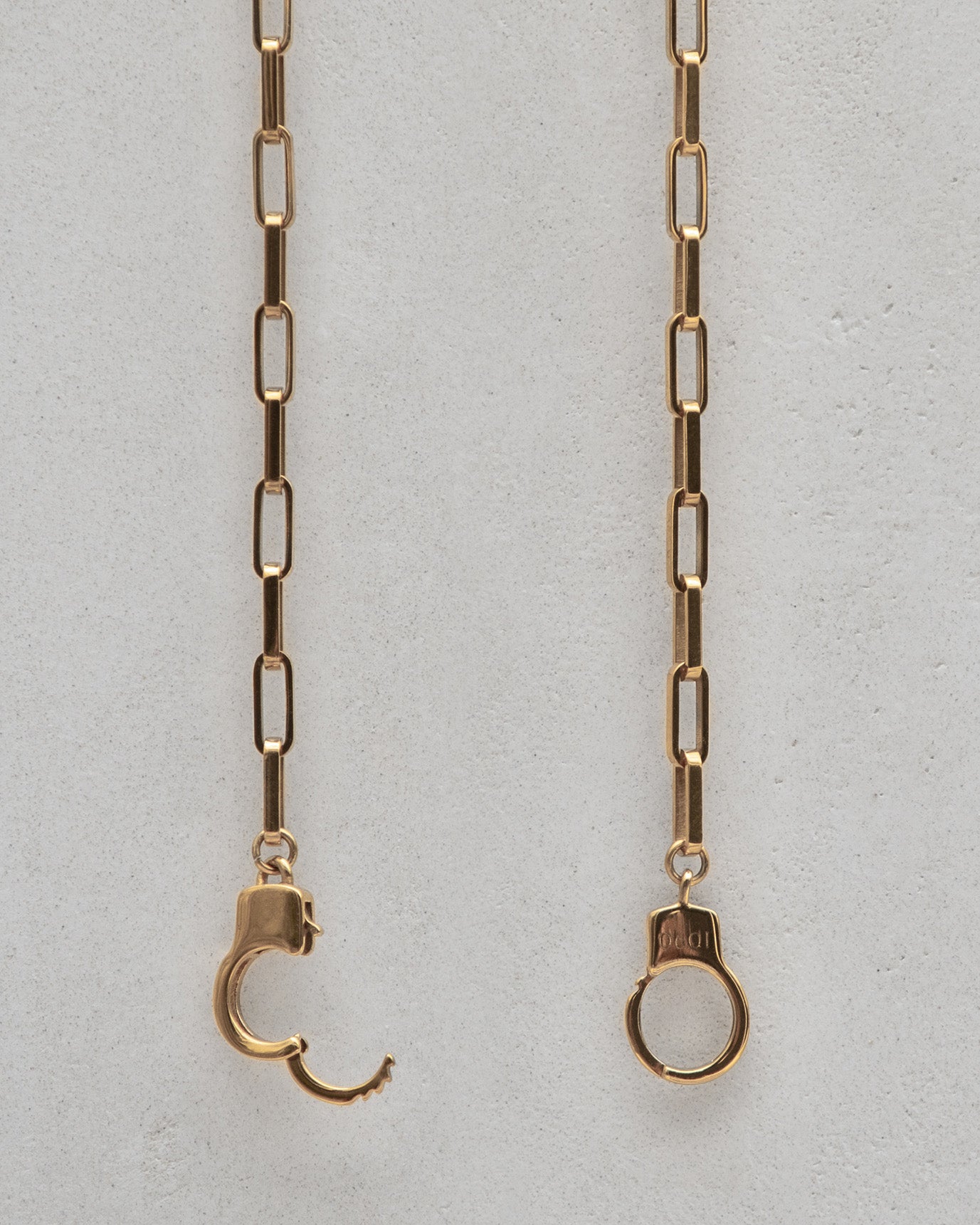 Gold Handcuff Necklace