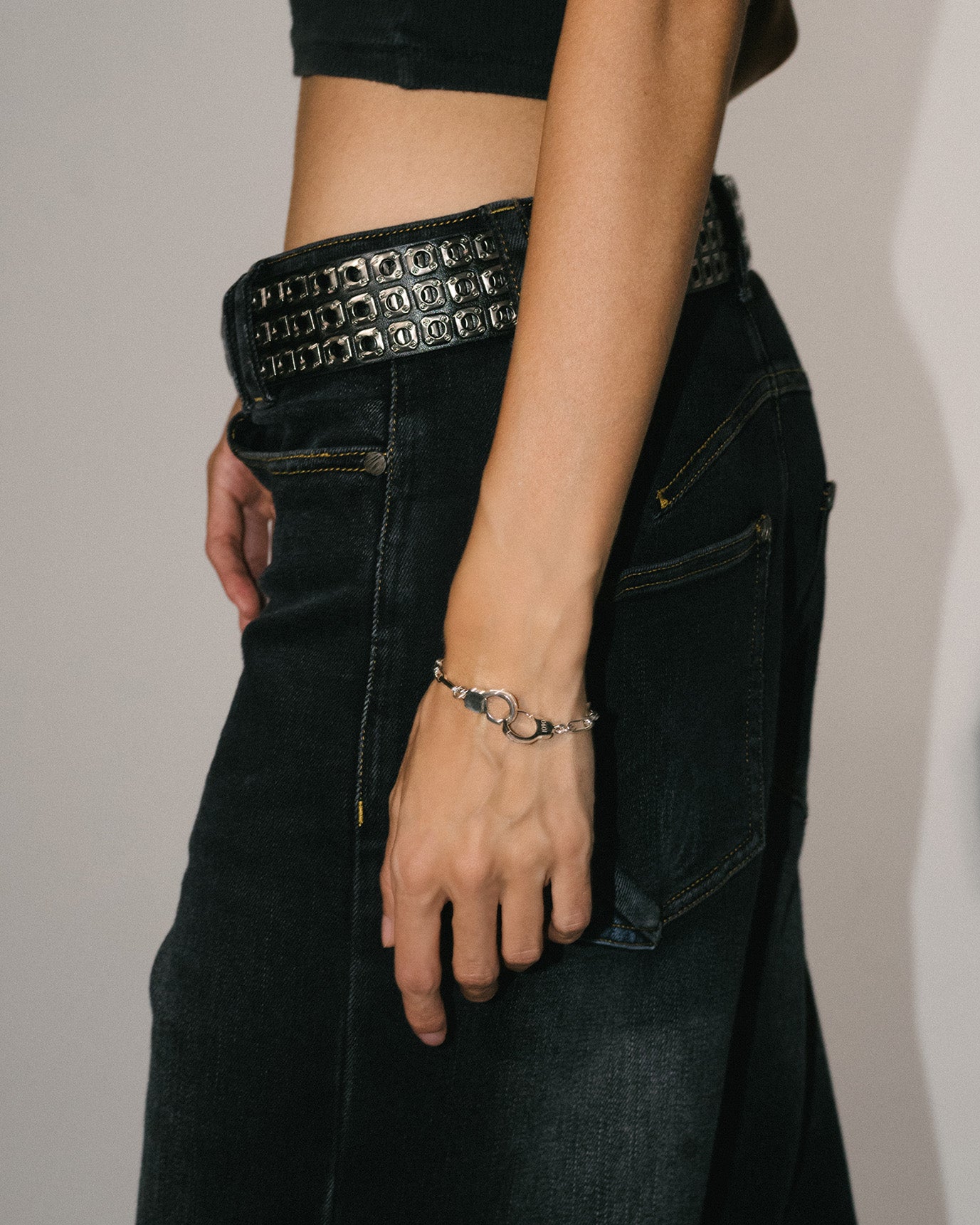 Silver Paperclip Bracelet