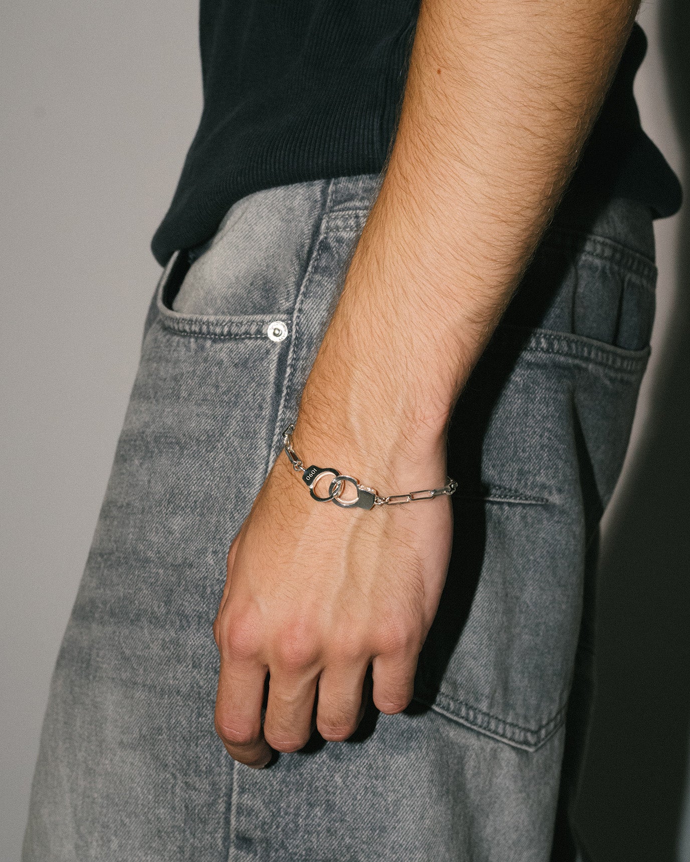 Silver Paperclip Bracelet