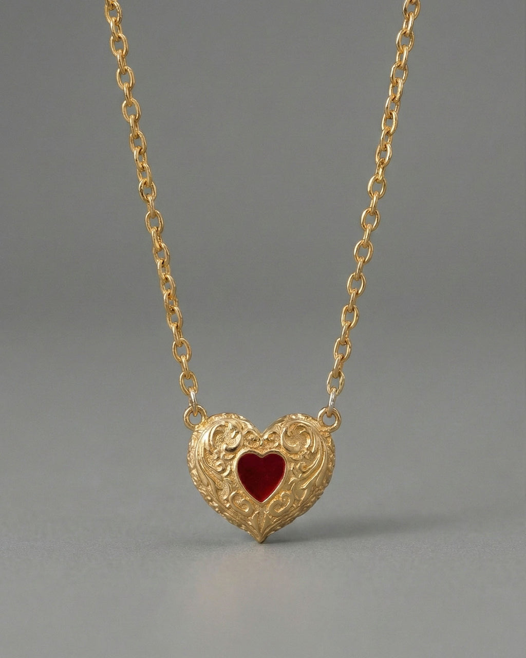 Gold Heart Necklace