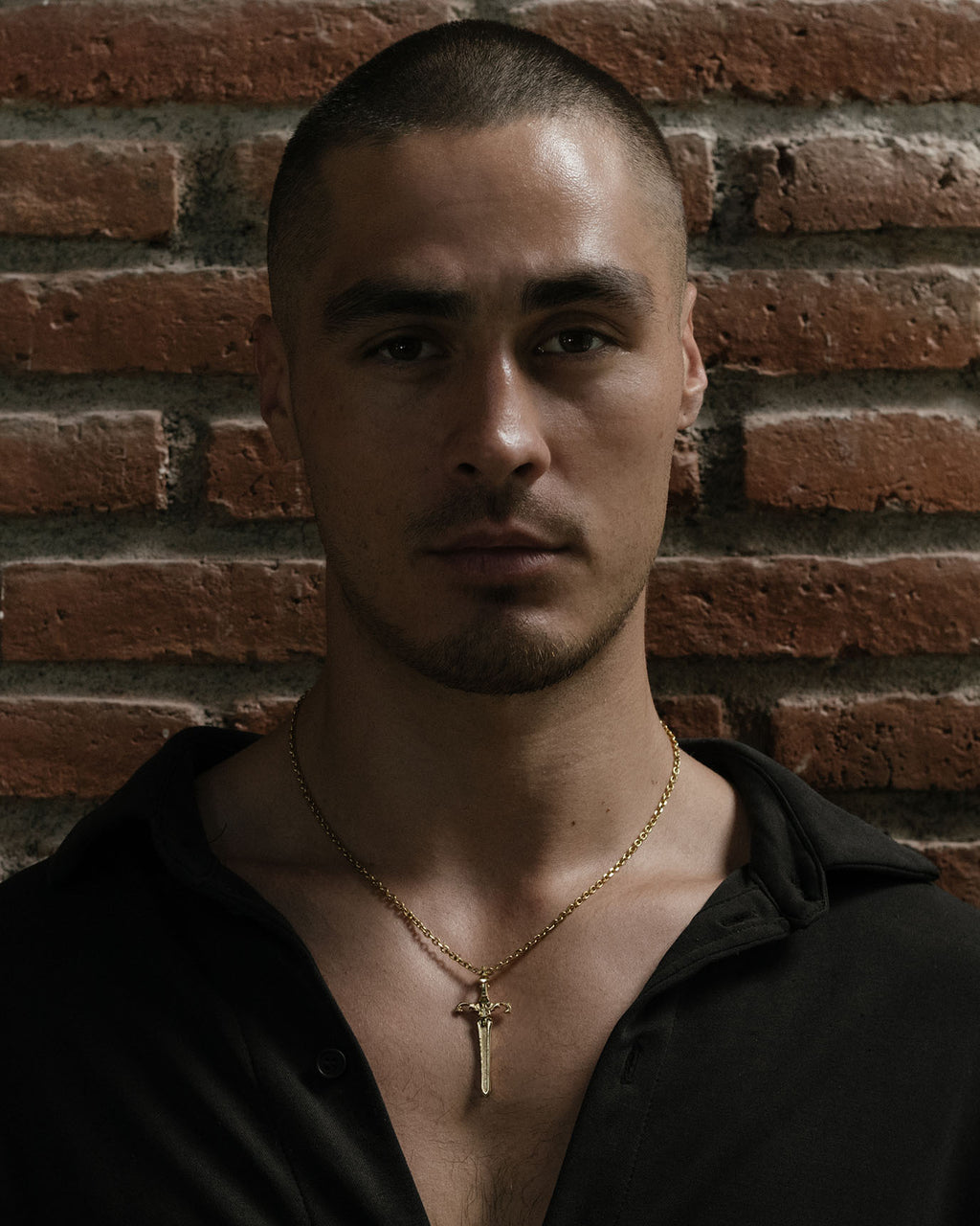 Gold Sword Necklace
