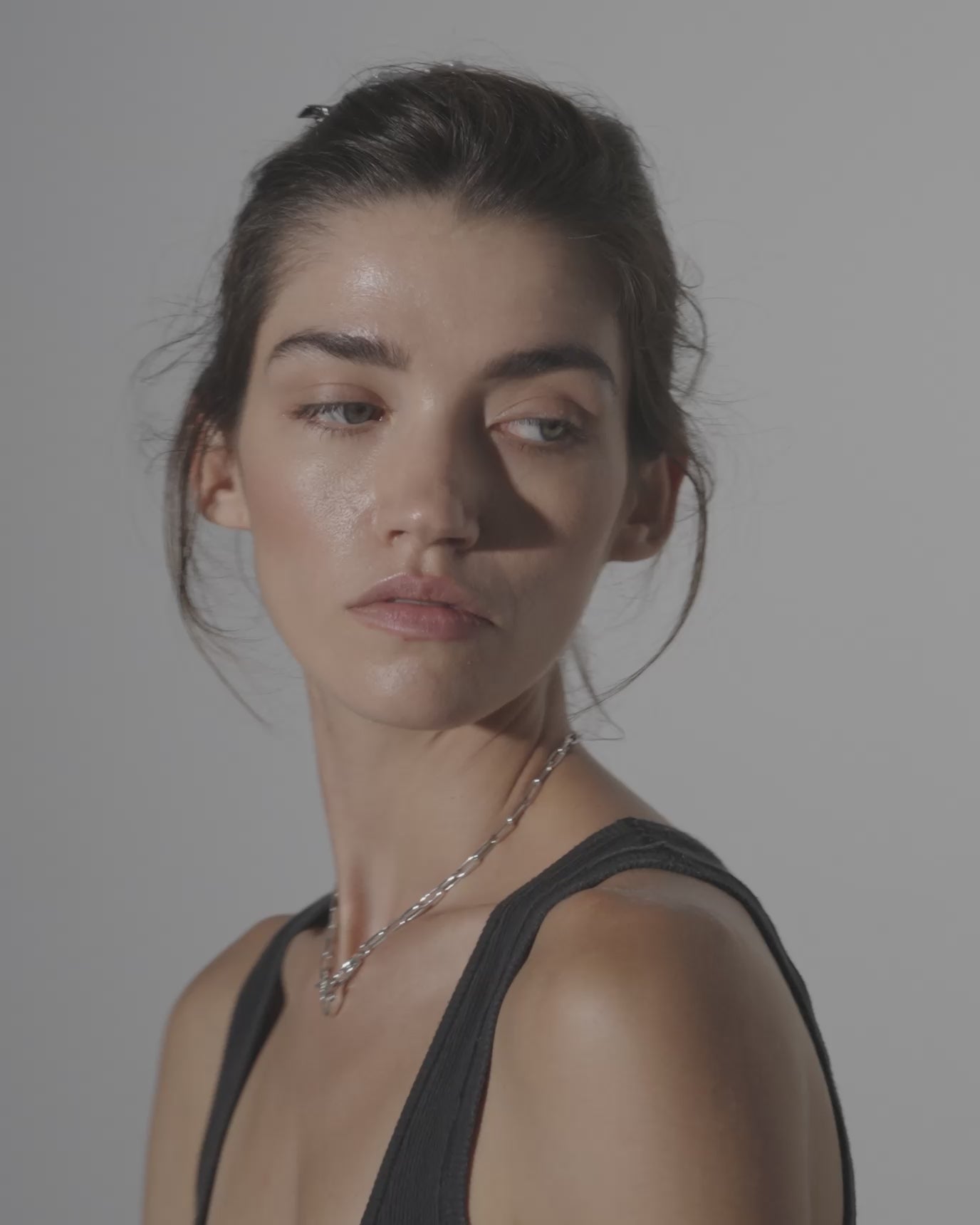 Silver Paperclip Necklace