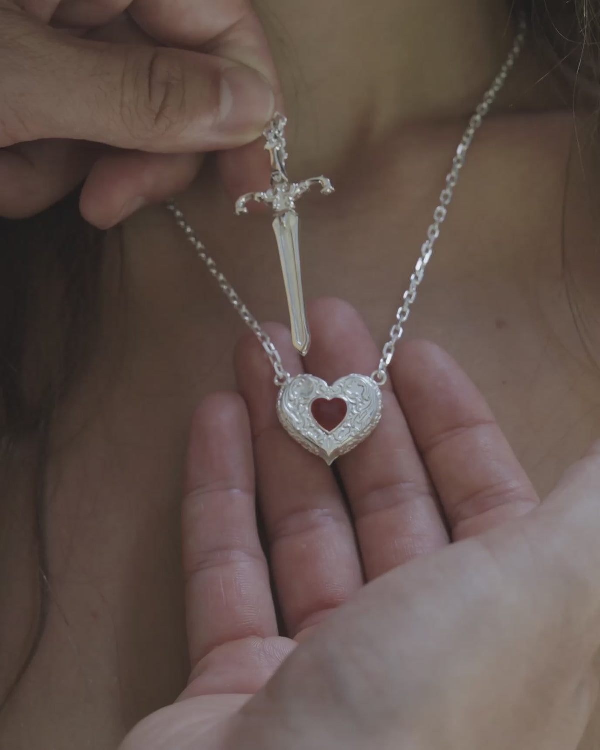 Silver Heart Necklace