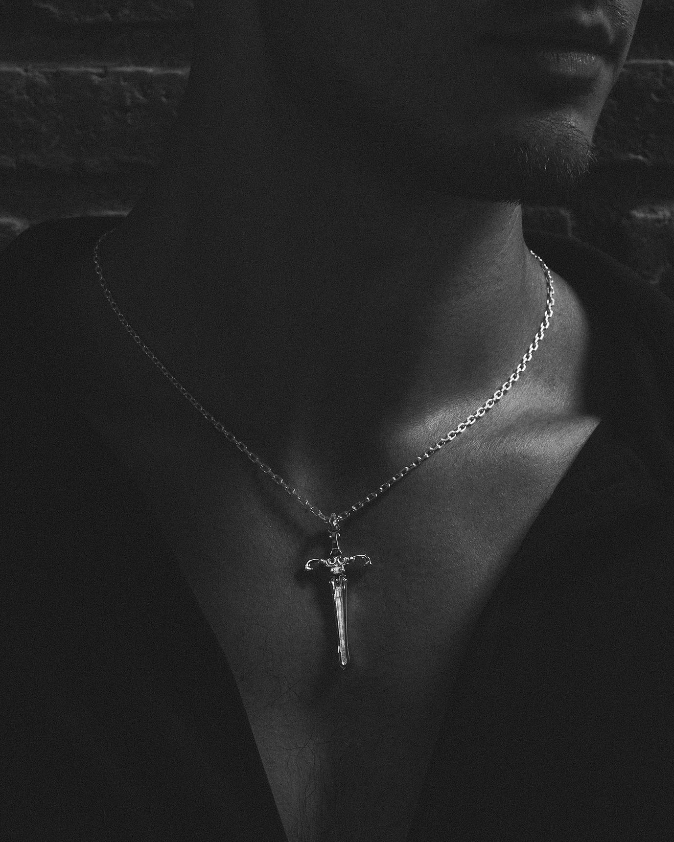 Silver Sword Necklace