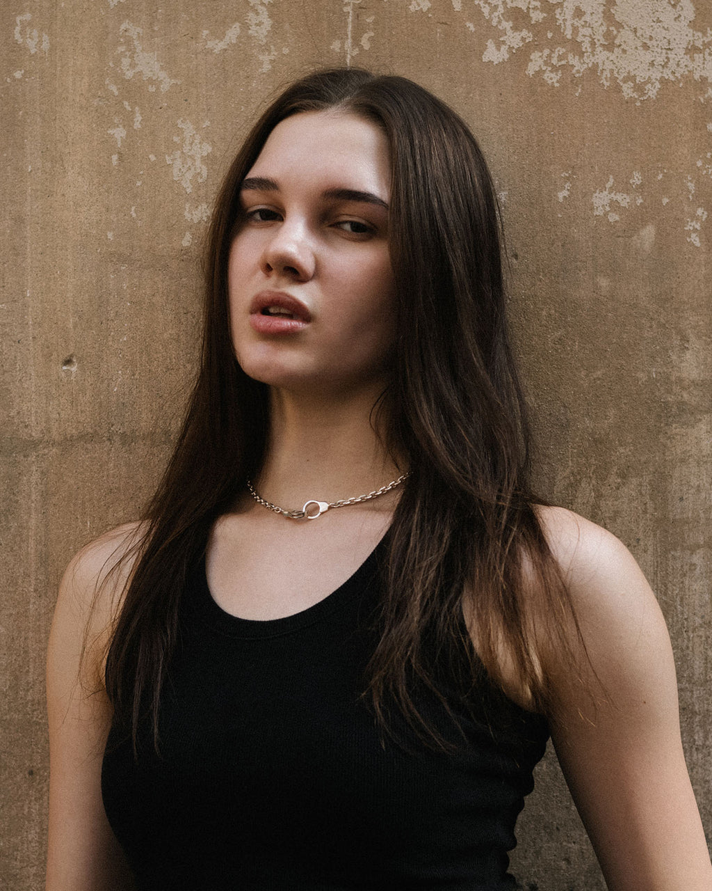 Rolo Handcuff Chain Silver