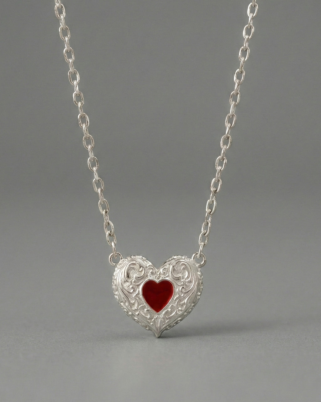 Silver Heart Necklace