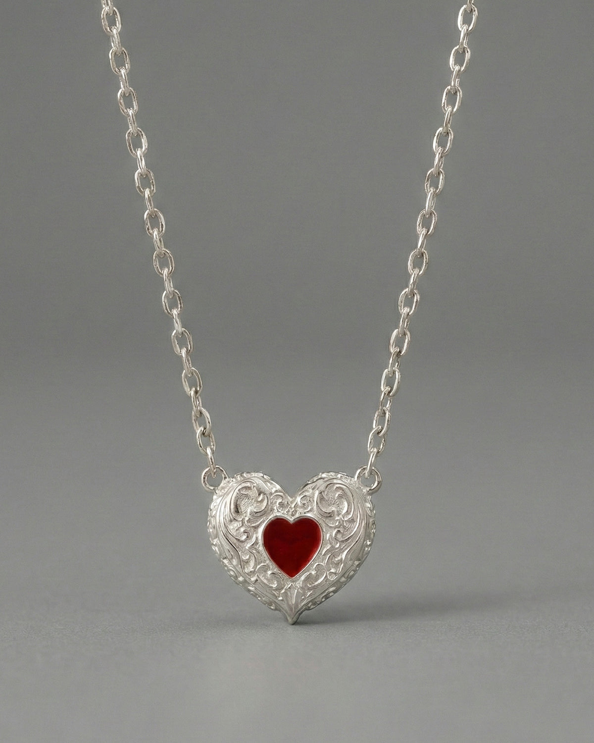 Silver Heart Necklace