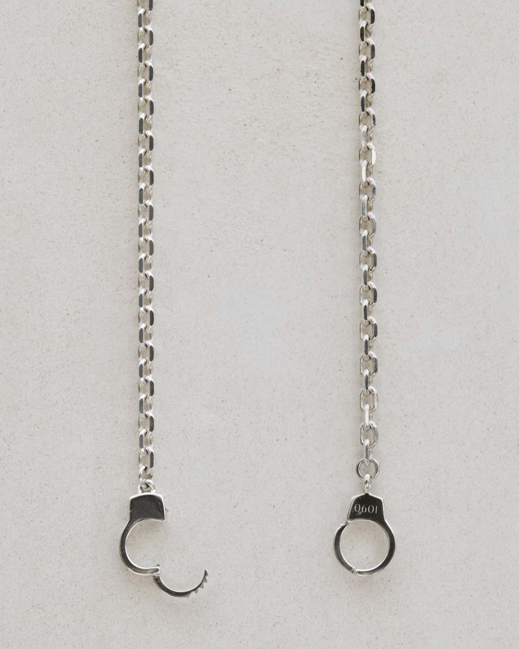 Rolo Handcuff Chain Silver