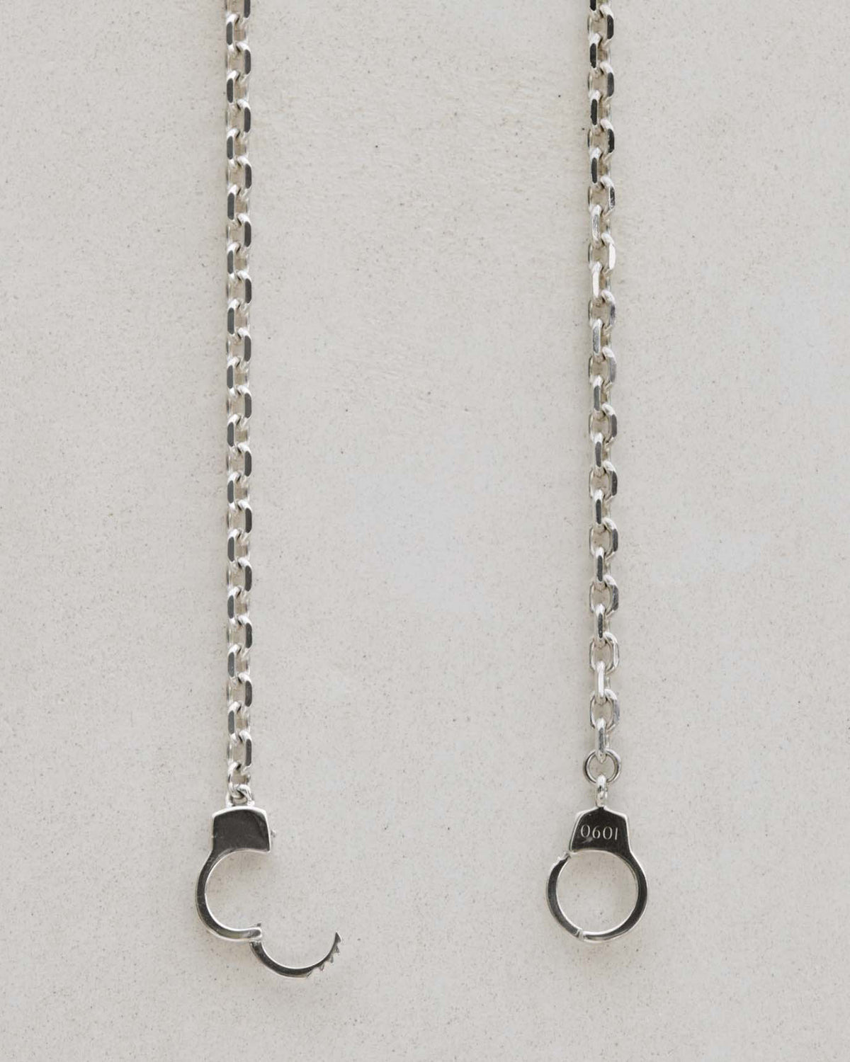 Rolo Handcuff Chain Silver