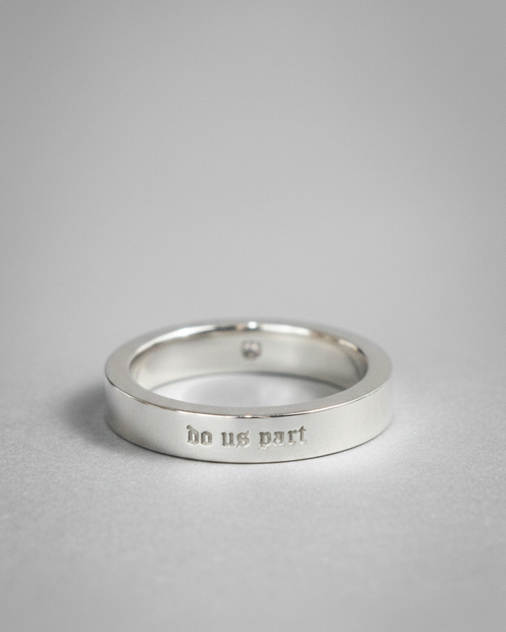 Do Us Part Ring Silver